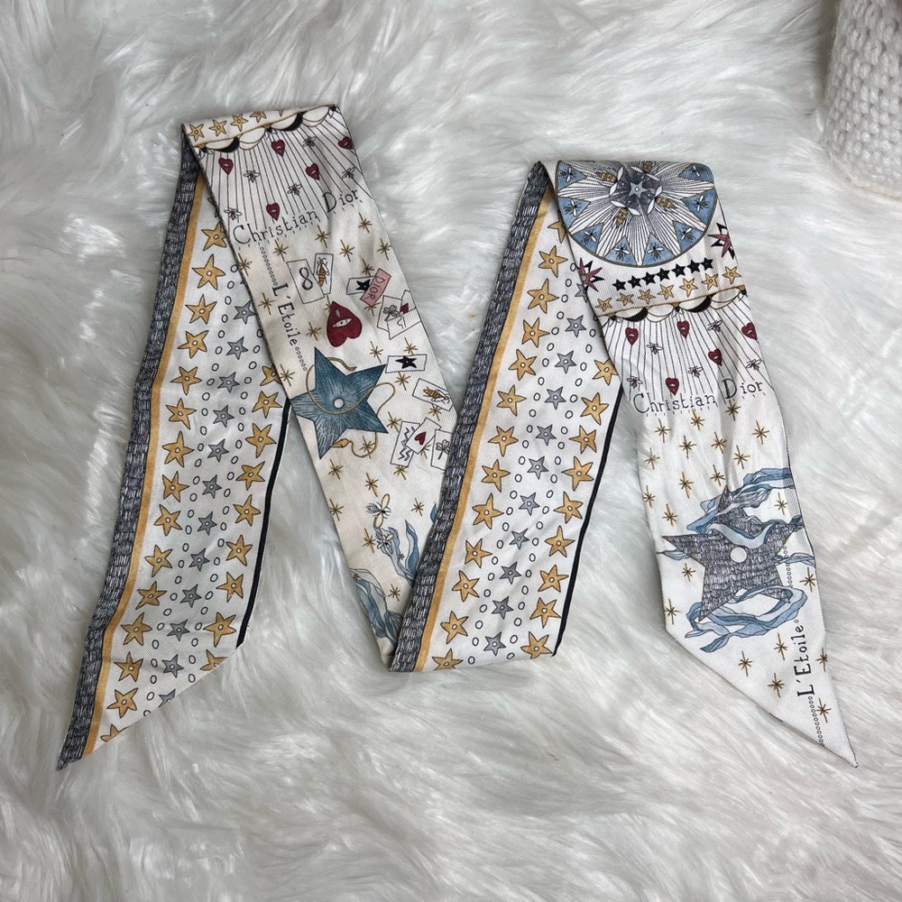 ❌SOLD❌Christian Dior Star L’Etoile Mitzah Twilly Scarf